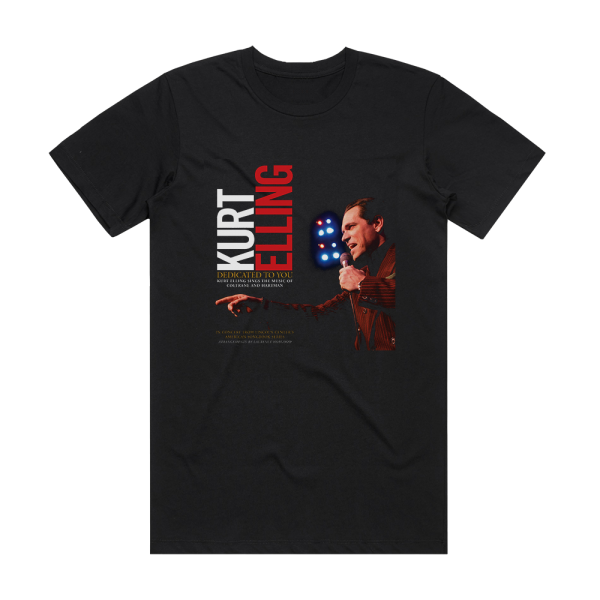 Kurt Elling Dedicated To You Album Cover T-Shirt Black