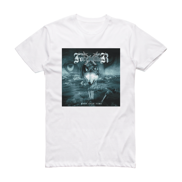 Forefather Deep Into Time Album Cover T-Shirt White