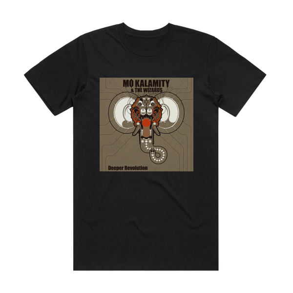 MoKalamity Deeper Revolution Album Cover T-Shirt Black