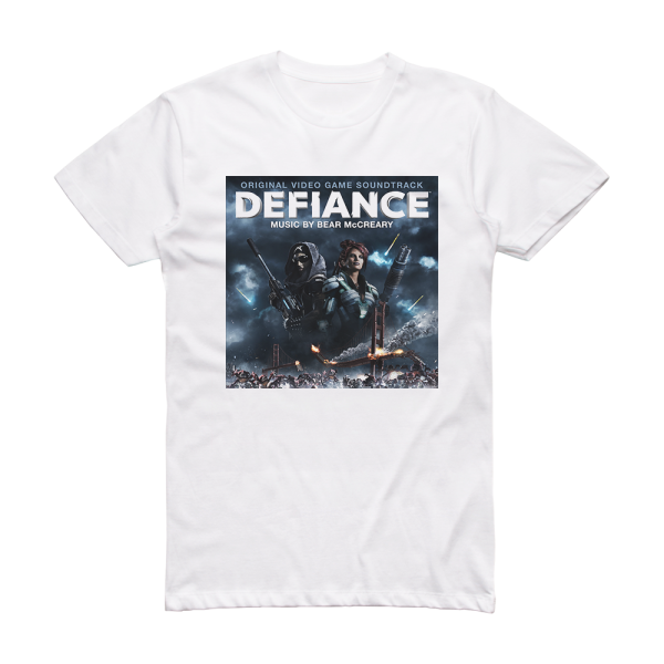 Bear McCreary Defiance 2 Album Cover T-Shirt White