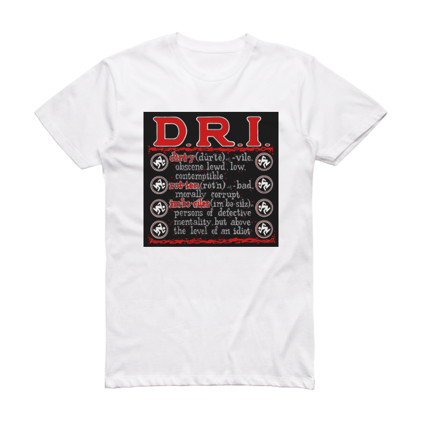 D R I Definition Album Cover T-Shirt White