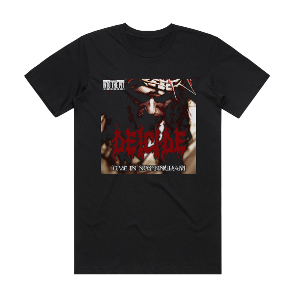 Deicide Deicide Live In Nottingham Album Cover T-Shirt Black