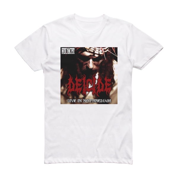 Deicide Deicide Live In Nottingham Album Cover T-Shirt White