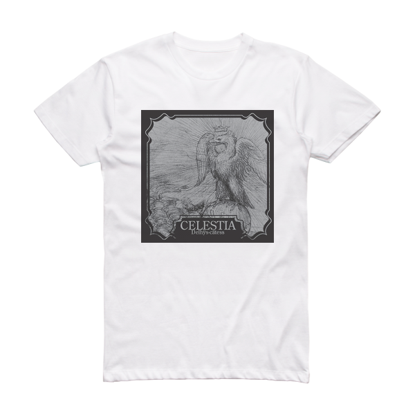 Celestia Delhs Ctess Album Cover T-Shirt White