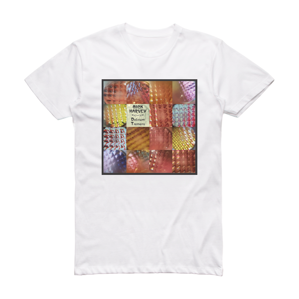 Mick Harvey Delirium Tremens 1 Album Cover T-Shirt White