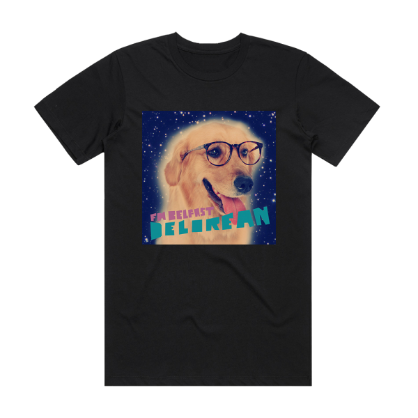 FM Belfast Delorean Album Cover T-Shirt Black