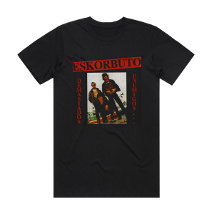 Eskorbuto Demasiados Enemigos Album Cover T-Shirt Black