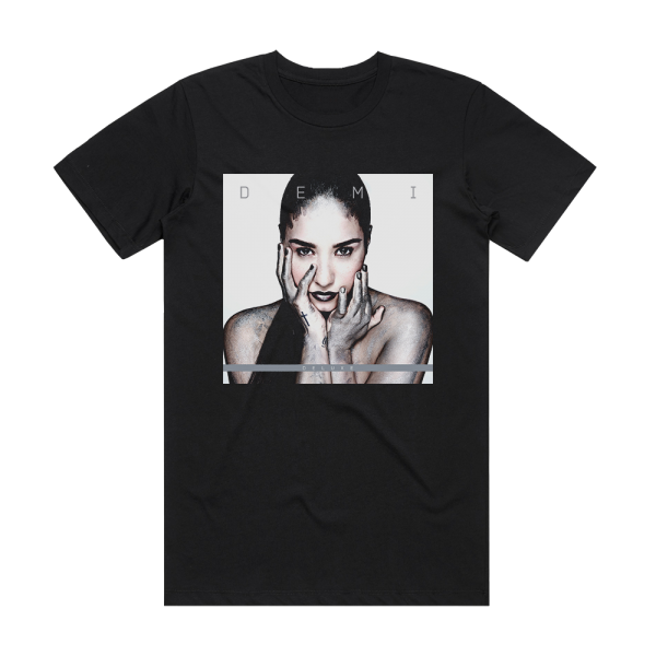 Demi Lovato Demi 2 Album Cover T-Shirt Black