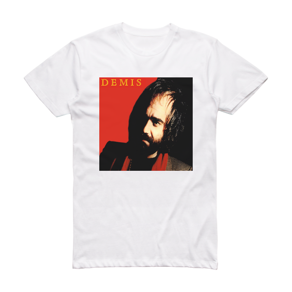 Demis Roussos Demis Album Cover T-Shirt White