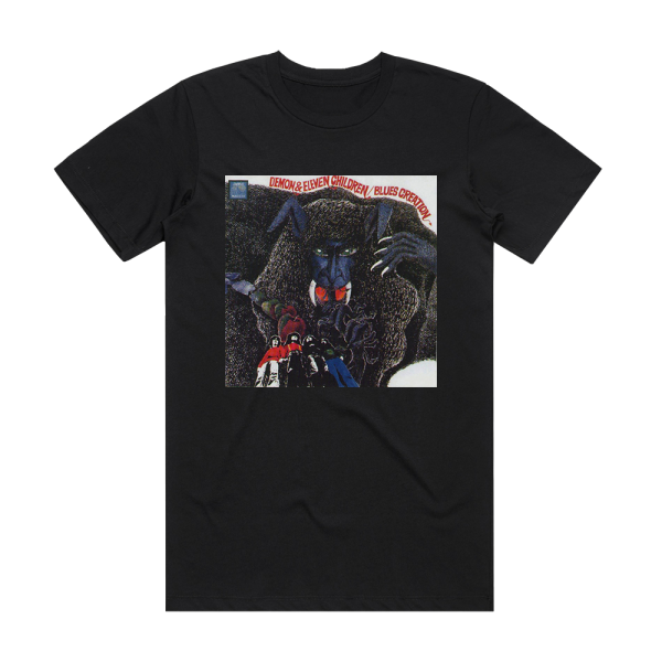 Blues Creation Demon Eleven Children 1 Album Cover T-Shirt Black