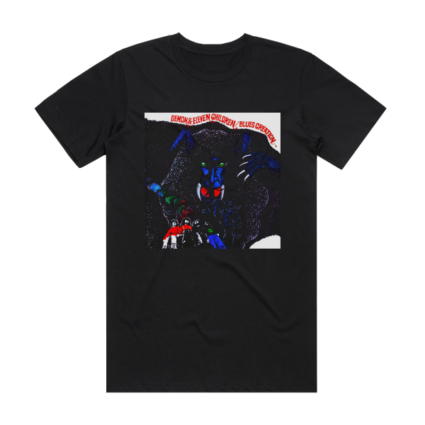 Blues Creation Demon Eleven Children 2 Album Cover T-Shirt Black