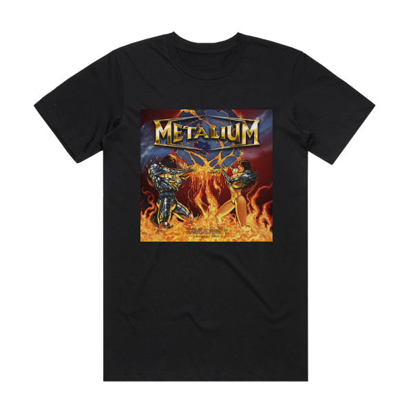 Metalium Demons Of Insanity Chapter Five Album Cover T-Shirt Black