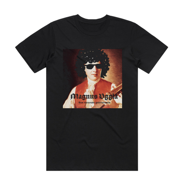 Magnus Uggla Den Tatuerade Generationen Album Cover T-Shirt Black