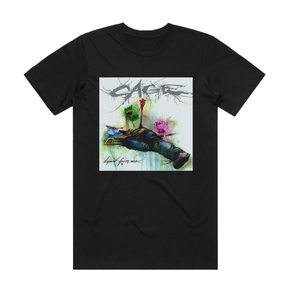 Cage Depart From Me Album Cover T-Shirt Black – ALBUM COVER T-SHIRTS