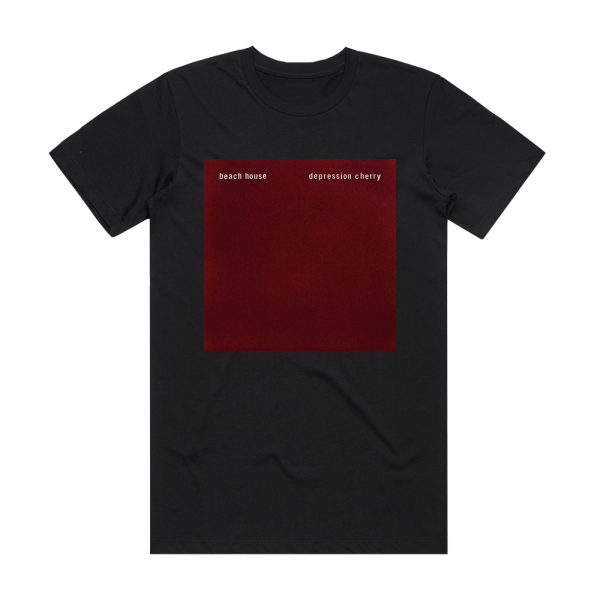 Beach House Depression Cherry Album Cover T-Shirt Black