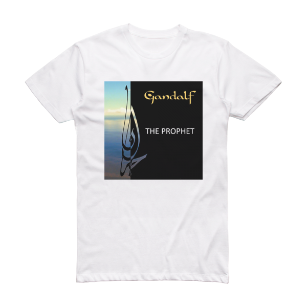 Gandalf Der Prophet Album Cover T-Shirt White