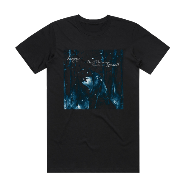 Angizia Des Winters Finsterer Gesell Album Cover T-Shirt Black