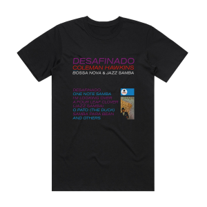 Coleman Hawkins Desafinado Album Cover T-Shirt Black