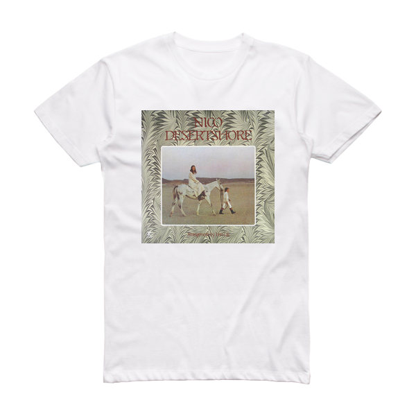 Nico Desertshore Album Cover T-Shirt White