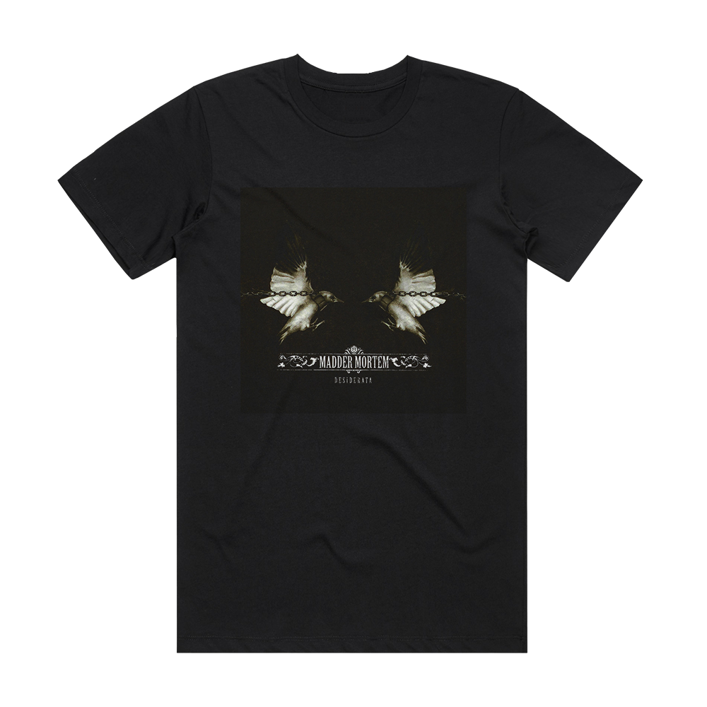 Madder Mortem Desiderata Album Cover T-Shirt Black