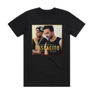 Luis Fonsi Despacito Album Cover T-Shirt Black