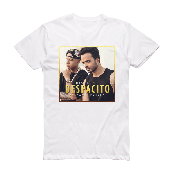 Luis Fonsi Despacito Album Cover T-Shirt White