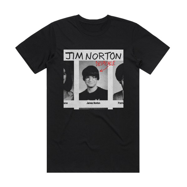 Jim Norton Despicable Album Cover T-Shirt Black