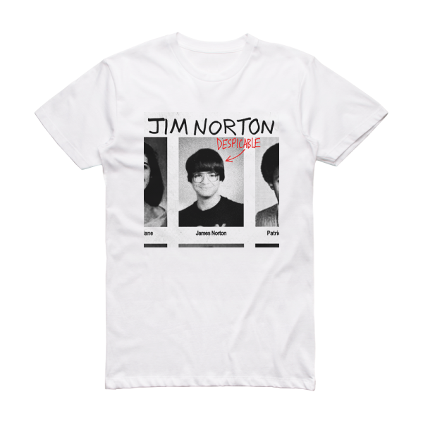Jim Norton Despicable Album Cover T-Shirt White