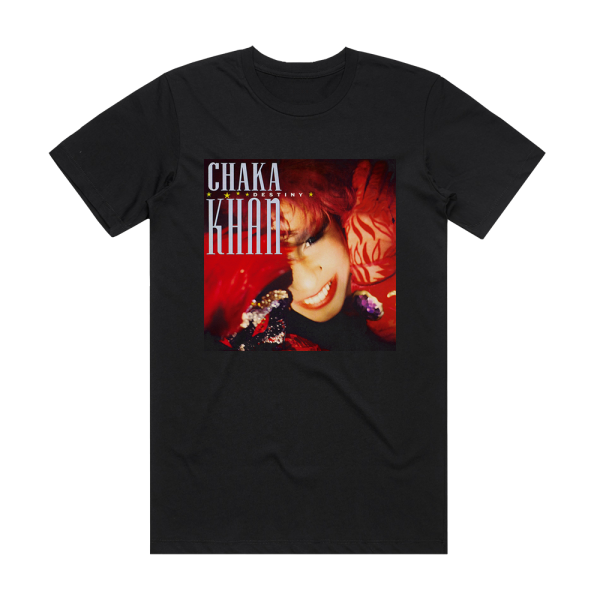 Chaka Khan Destiny Album Cover T-Shirt Black