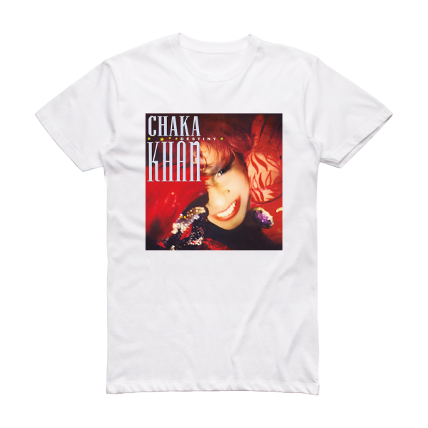 Chaka Khan Destiny Album Cover T-Shirt White