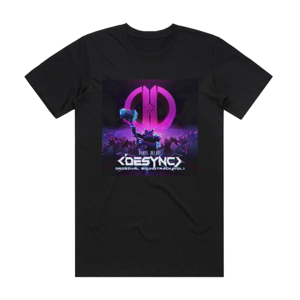 Daniel Deluxe Desync Original Soundtrack Vol 1 Album Cover T-Shirt Black