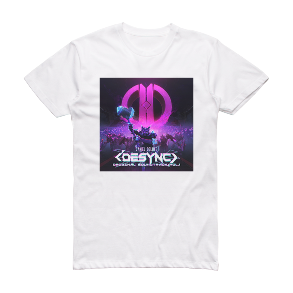 Daniel Deluxe Desync Original Soundtrack Vol 1 Album Cover T-Shirt White