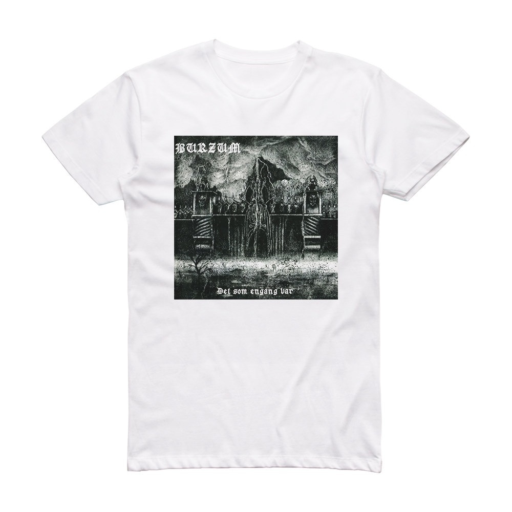 Burzum Det Som Engang Var 2 Album Cover T-Shirt White – ALBUM COVER T ...