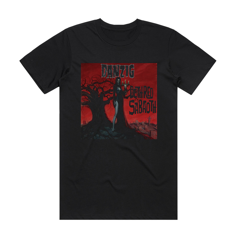 Danzig Deth Red Sabaoth Album Cover T-Shirt Black – ALBUM COVER T-SHIRTS
