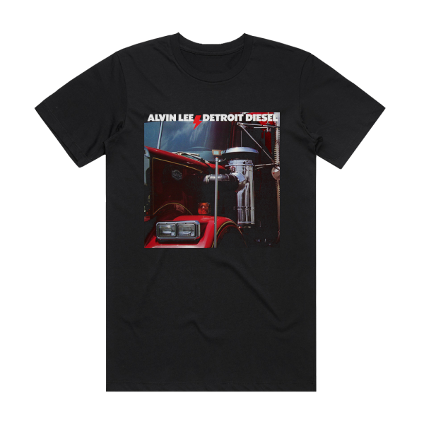 Alvin Lee Detroit Diesel Album Cover T-Shirt Black
