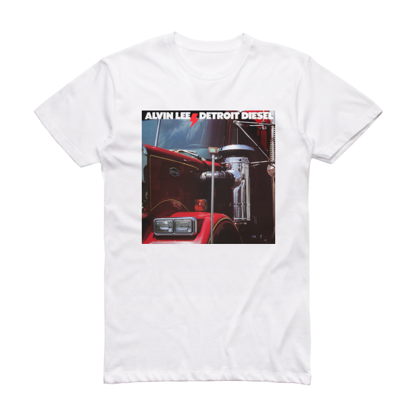 Alvin Lee Detroit Diesel Album Cover T-Shirt White