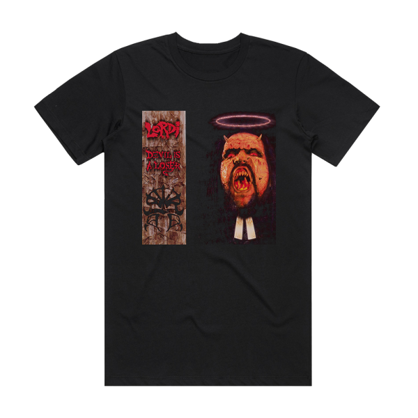 Lordi Devil Is A Loser Album Cover T-Shirt Black