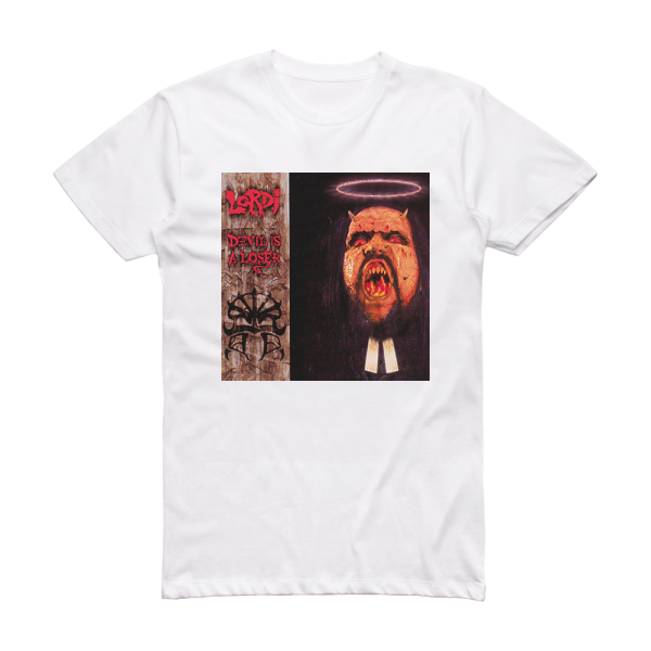 Lordi Devil Is A Loser Album Cover T-Shirt White