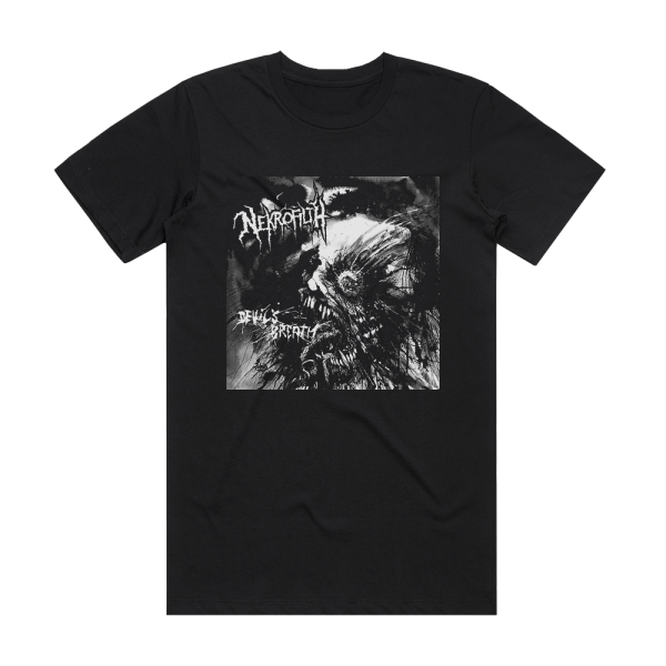 Nekrofilth Devils Breath Album Cover T-Shirt Black