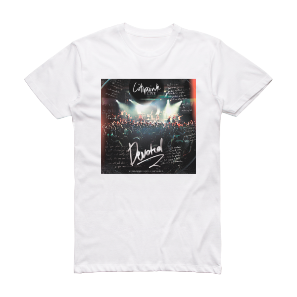 Citipointe Live Devoted Album Cover T-Shirt White