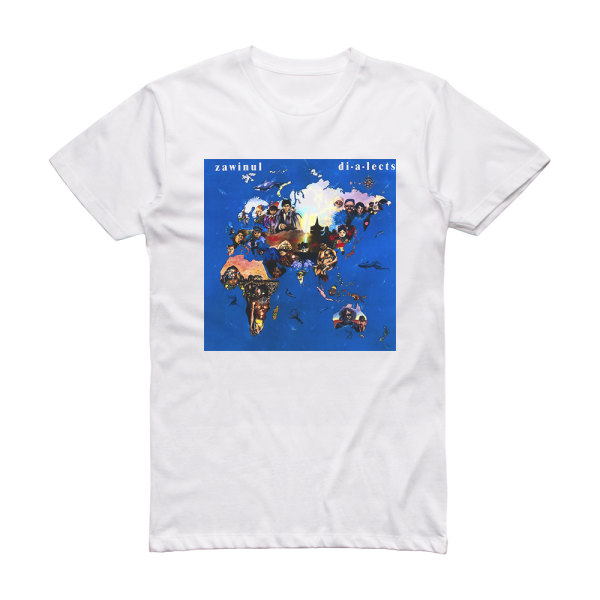 Joe Zawinul Dialects Album Cover T-Shirt White