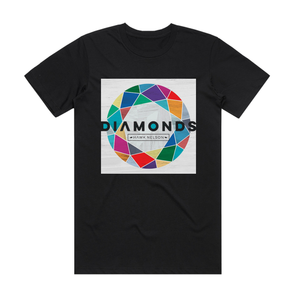 Hawk Nelson Diamonds Album Cover T-Shirt Black