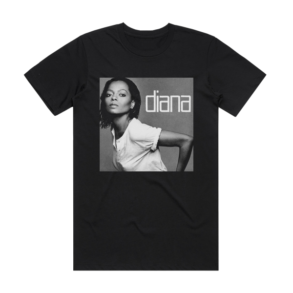 Diana Ross Diana Album Cover T-Shirt Black