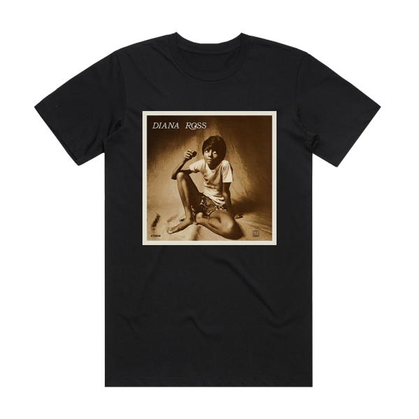 Diana Ross Diana Ross 2 Album Cover T-Shirt Black