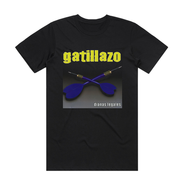 Gatillazo Dianas Legales Album Cover T-Shirt Black
