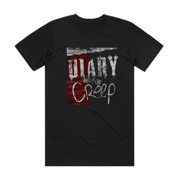 New Years Day Diary Of A Creep Album Cover T-Shirt Black