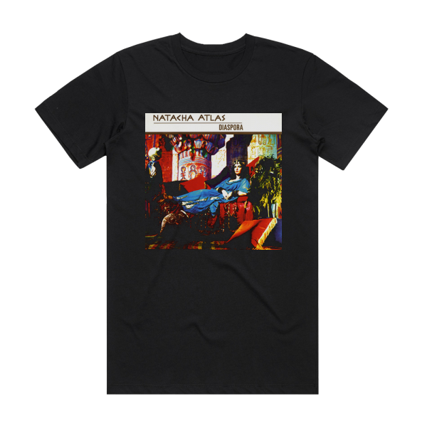 Natacha Atlas Diaspora Album Cover T-Shirt Black