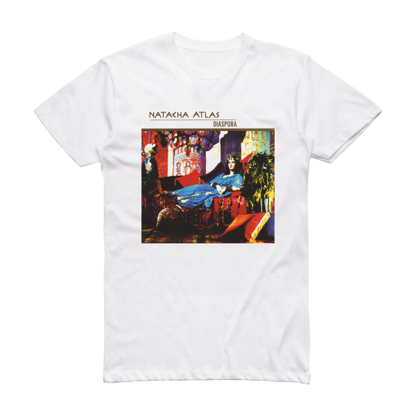 Natacha Atlas Diaspora Album Cover T-Shirt White