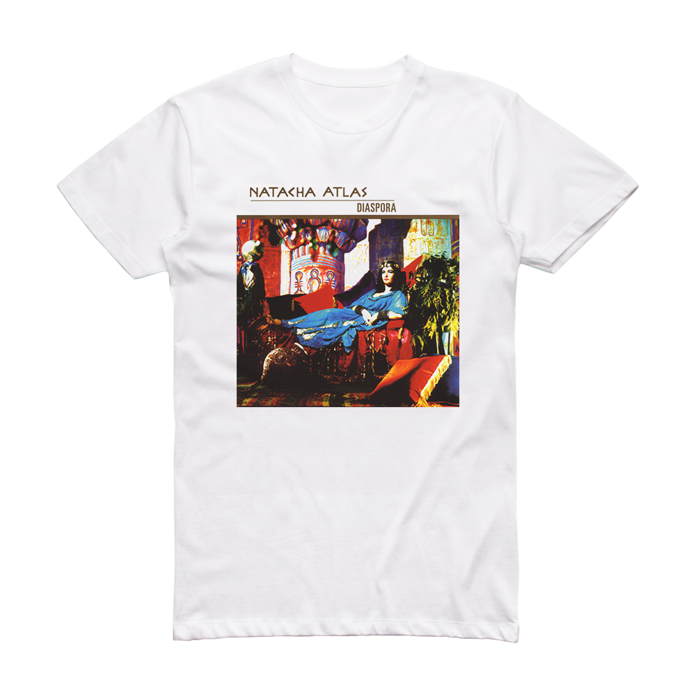 Natacha Atlas Diaspora Album Cover T-Shirt White