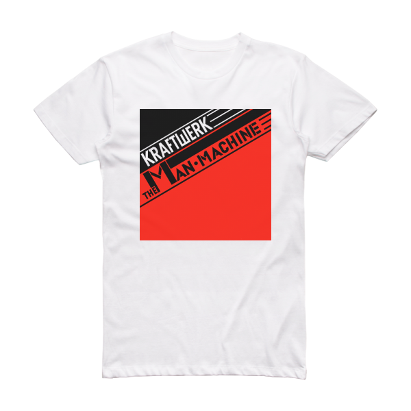 Kraftwerk Die Mensch Maschine 1 Album Cover T-Shirt White